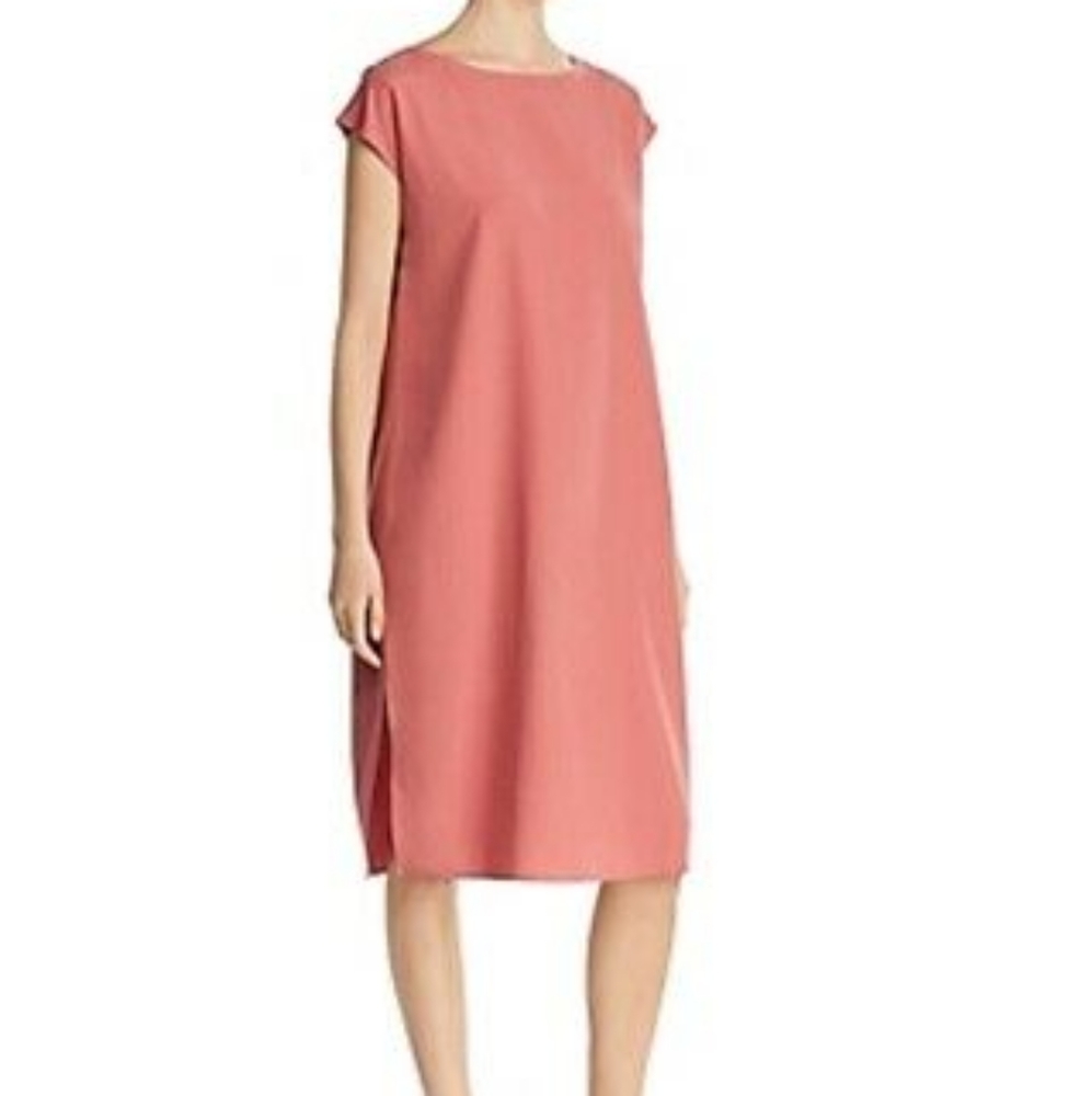 Eileen Fisher Chutney Sandwashed Tencel Dress